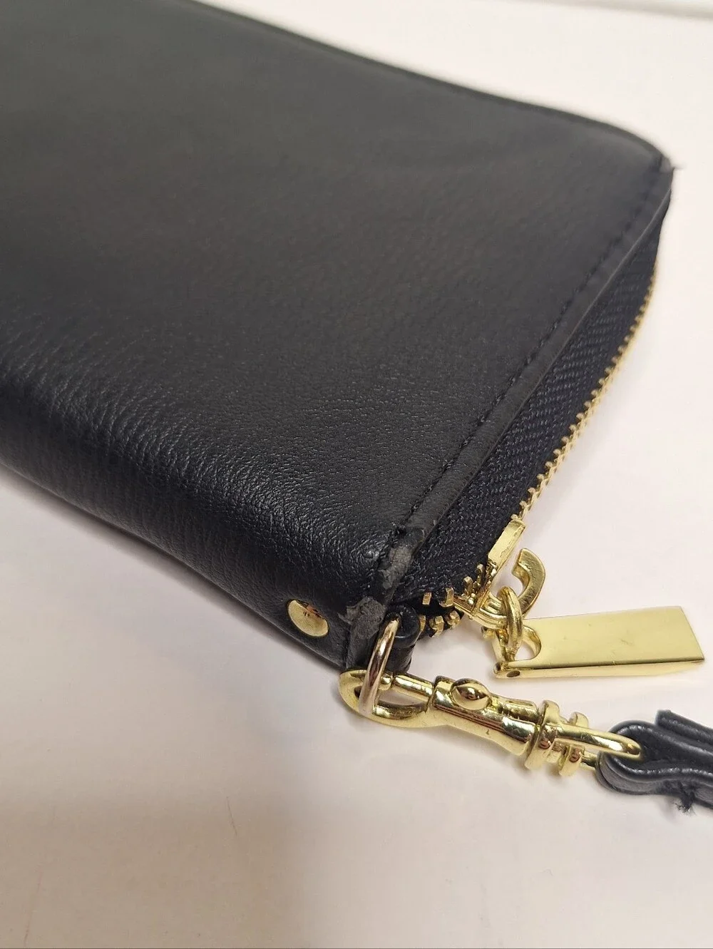 Women Cute Bow Long Faux Leather Zip Around Wallet Purse Credit Card Holder